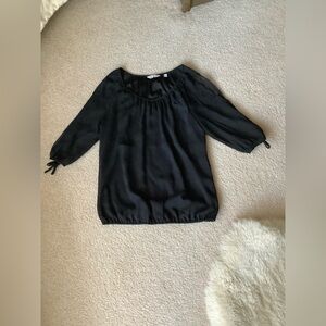 Elegant Black Women's Top